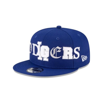 Los Angeles Dodgers Gorra | New Era MLB Mixed Font 9fifty Snapback Cap Mexico - Azules